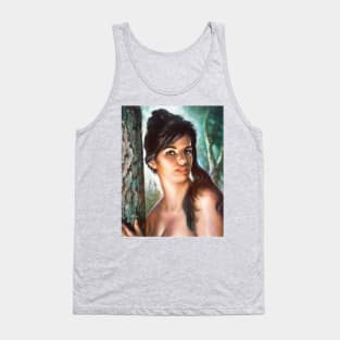 Peeping woman Tank Top